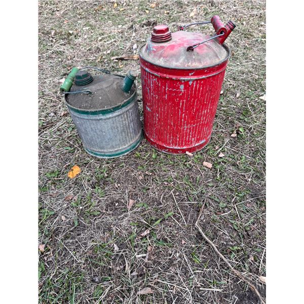 2 Vintage Jerry Cans