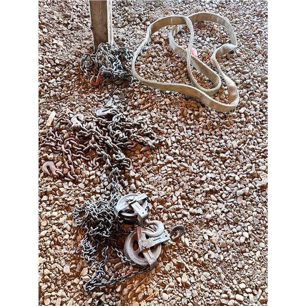 Chains, Pulleys, Tow Rope