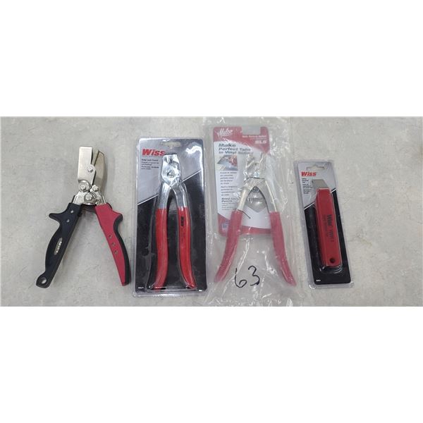 SIDING TOOL - SNAP LOCK PUNCH WISER AND CHANNEL CUTTER- TAB CUTTER