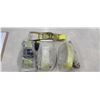 Image 1 : COMPLETE SETS OF 10000LBS FLAT HOOK RATCHET STRAPS