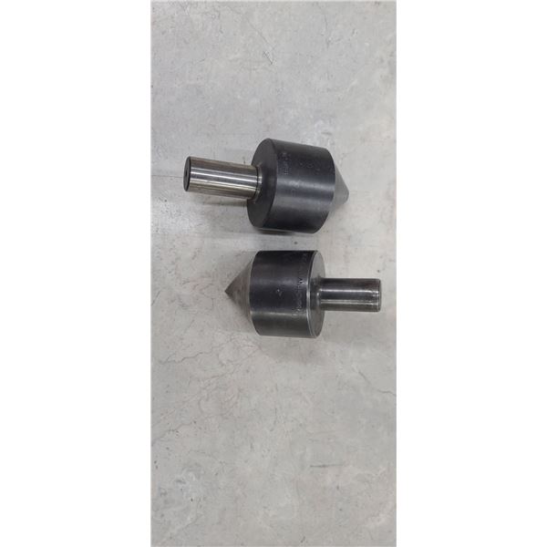 TWO VERY LARGE BOLT COUNTER SINK BITS