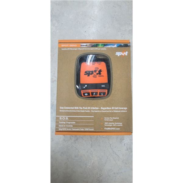 NEW SPOT GEN 3 GPS MESSENGER