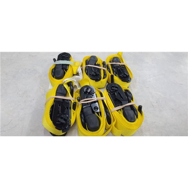 SIX RATCHET STRAPS - STANLEY