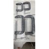 Image 7 : SET OF EIGHT MASTERCRAFT C CLAMPS 2" TO 6"