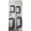 Image 9 : SET OF EIGHT MASTERCRAFT C CLAMPS 2" TO 6"
