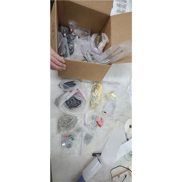 BOX OF ASSORTED HARDWARE