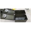 Image 1 : TWO AMMO BOXES - ONE HAS PEG BOARD HOOKS