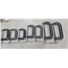 Image 2 : EIGHT C CLAMPS 3 TO 6"