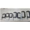 Image 8 : EIGHT C CLAMPS 3 TO 5"