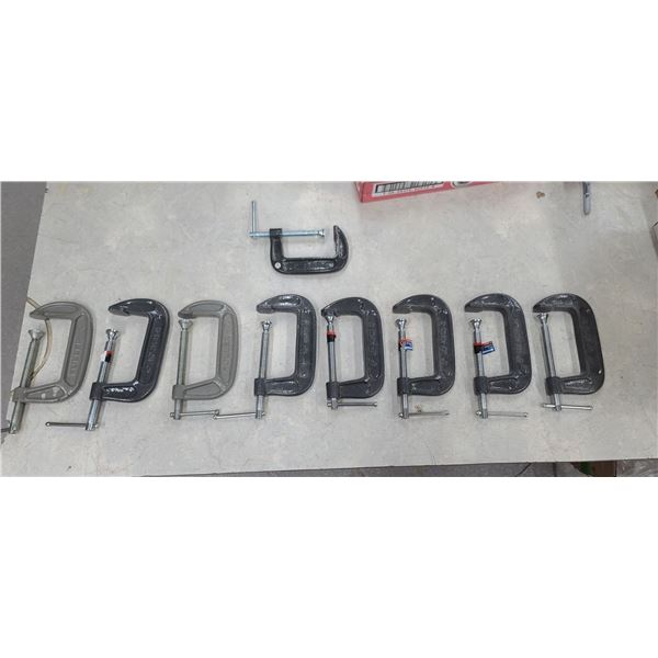 EIGHT 4" AND ON 3" CLAMPS