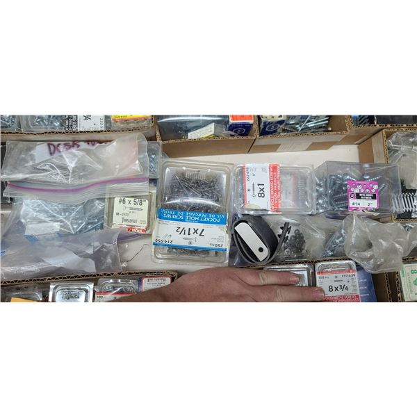 MIDDLE ROW - ASSORTED SCREWS