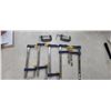 Image 2 : SET 15 - 2X8" WOOD CLAMPS AND THREE 2" CLAMPS
