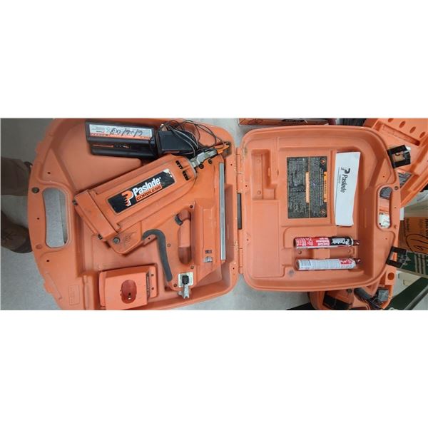 PASLODE 30 DECREE FRAMING NAILER - CORDLESS - COMPLETE WITH TWO BATTERIES