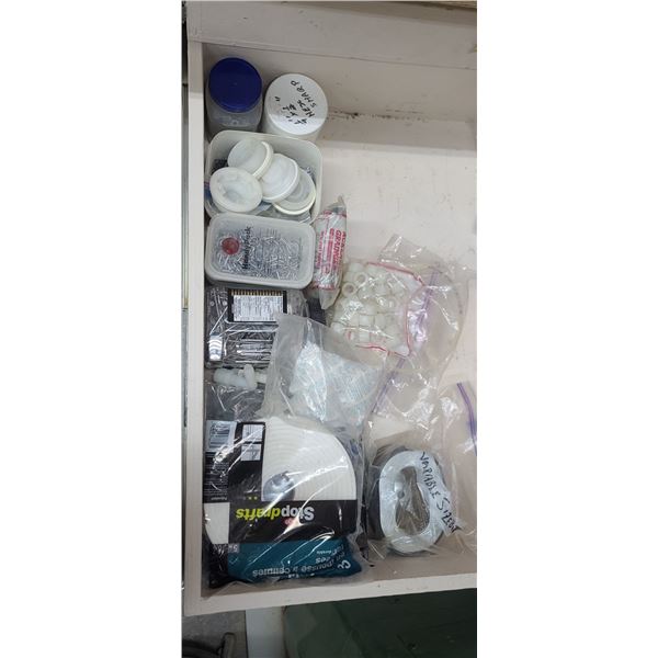 ASSORTED HARDWARE AND PVC