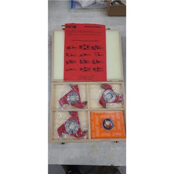 FREUD CS71M PROFILE CUTTER SET - UNUSED - FITS LOT 210