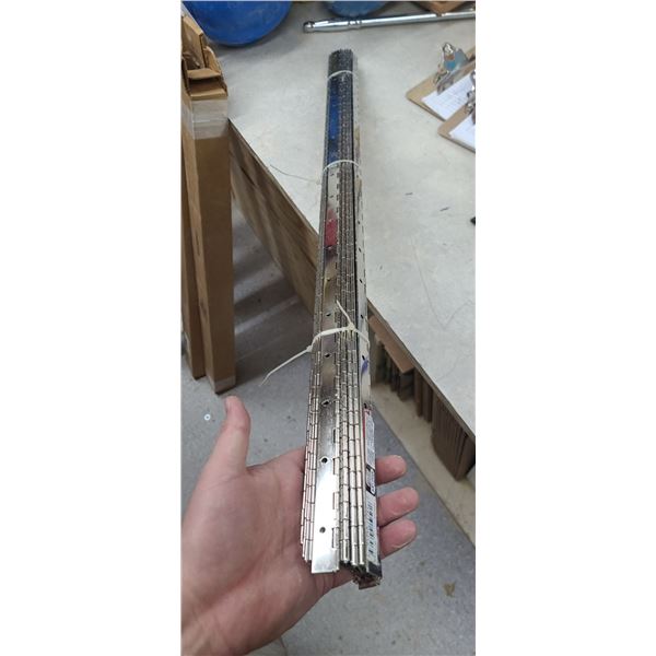 QTY25 36" X 1-1/4" CONTINUOUS HINGES NICKEL