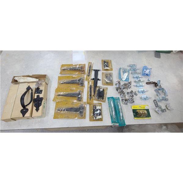 VERY OLD CABINET HINDGES (60 YEARS OLD) LARGE BOX