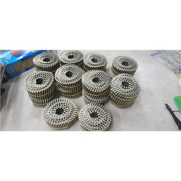 QTY 18 COILS OF 2" FRAIMING NAILS