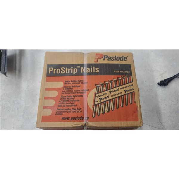 UNOPENED PASLODE 3 1/4" PROSTRIP NAILS 120DIA QTY3000