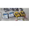 Image 3 : LOT OF TAPE MEASSURE AND SELF ADHESIVE JIG TAPE RIGHT TO LEFT AND ONE LEFT TO RIGHT