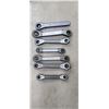 Image 1 : ASSORTED STANDARD AND METRIC RATCHETING WRENCHES