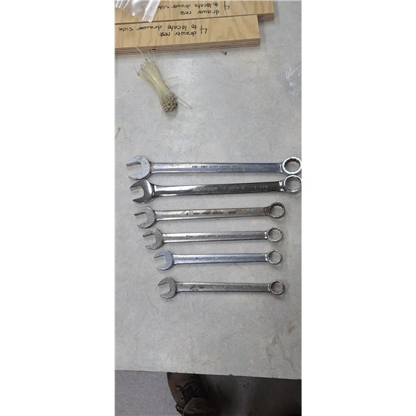 WRENCHES 1 1/4 TO 13/16 AND 11/16"