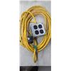 Image 5 : THREE EXTENSION CORDS: TWO 15' MULTI END AND ON SINGLE PLUG CORD