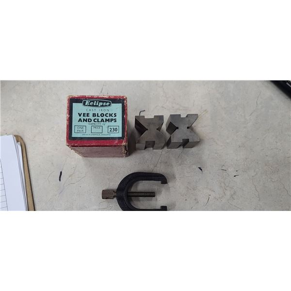 ECLIPS CAST IRON VEE BLOCKS AND CLAMPS