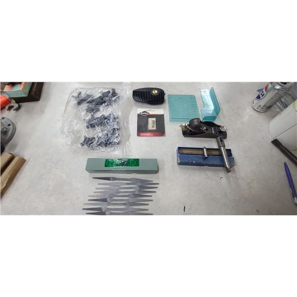 NICHOLSON FILE CO, STANLEY HAND PLANER, LAUREY HINGE TEMPLATE , HINGE TIGHTENER AND OTHER