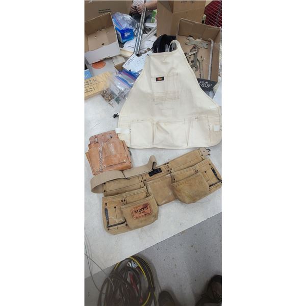 KUNY'S TOOL BELT, APRON, AND CRAFTSMAN ELECTRICAL TOOL POUCH