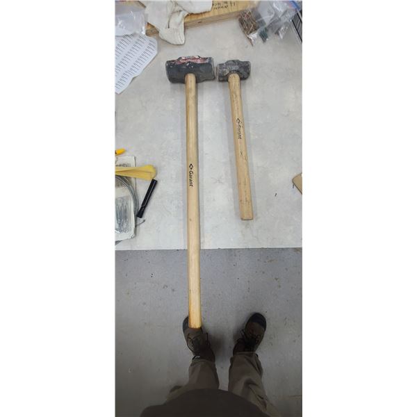 GARANT 5 AND 10LBS SLEDGE HAMMES