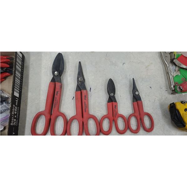 FOUR WISS SNIPS/CUTTERS