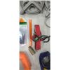 Image 7 : MISC LOT: CHALK LINE, POST LEVEL, PULLEYS, RATCHET STRAP AND MORE. PLEASE SEE IMAGES FOR MORE DETAIL