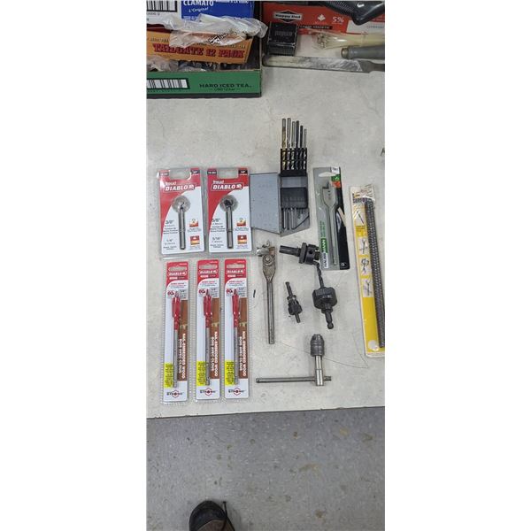 DIABLO DEMO EDGE 1/2" BITS AND FORSTNER BITS 5/8 TO 3/*" AND OTHER