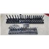 Image 1 : TWO PARTIAL SETS OF METRIC SOCKETS 1/2 TO 3/8"