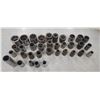 Image 1 : QTY 34 IMPACT SOCKETS 1/2"