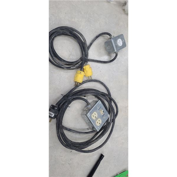 15AMPS OF 220V AND MULTI END EXTENSION CORD