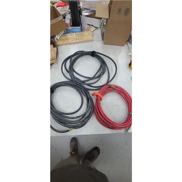 3/8" AIRHOSE AND 0NE 1/2" HOSE