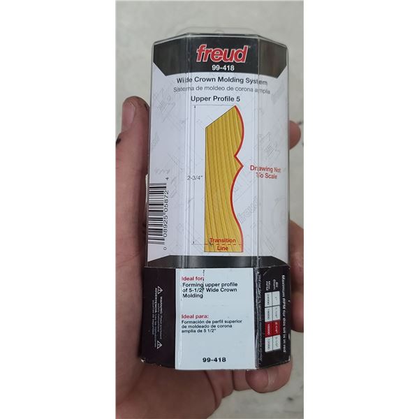 FREUD 99-418 UPPER PROFILE 5 WIDE CROWN MOLDING