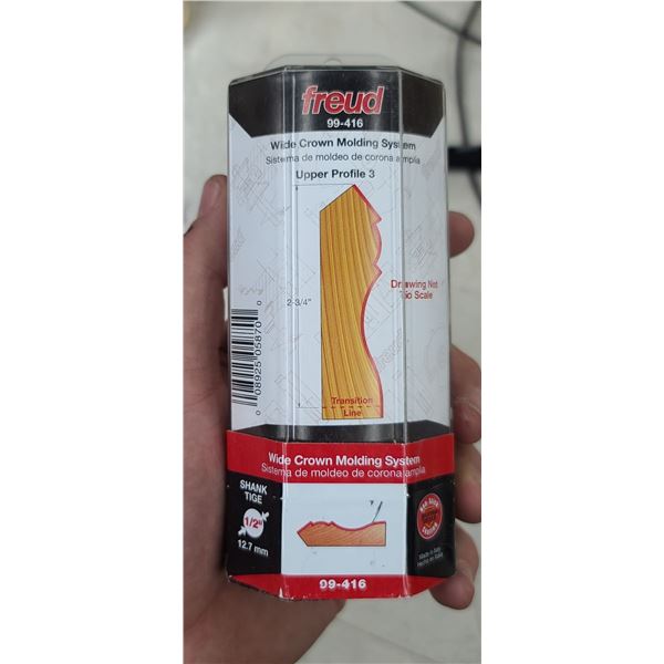 FREUD 99-4216 UPPER PROFILE 3 WIDE CROWN MOLDING