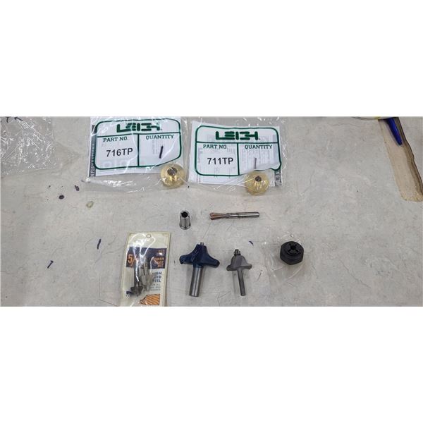 1"-1/4 ROUND ROMAN OGEE BIT AND LEIGH 716TP AND 711TP