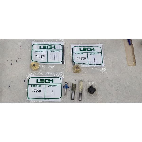 1/4 ROUND 5/8 STRAIGHT , 1/2" TRIM AND LEIGH 172-8, 711TP AND LEIGH 716TP