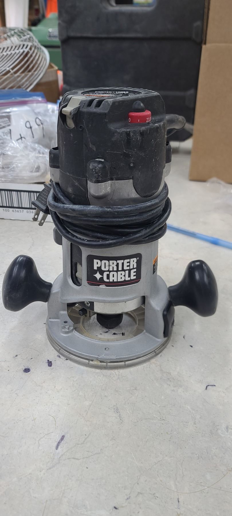 PORTER CABLE MODEL 89 HEAVY DUTY ROUTER COMES WITH BASE AND COLLET ...