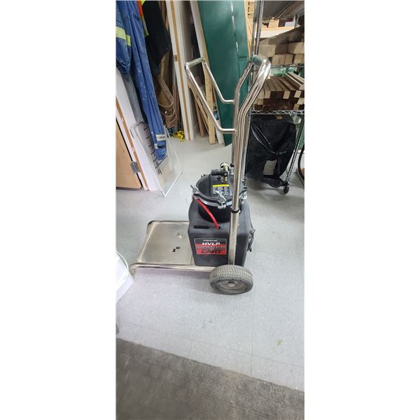 NEVER USED CAP SPRAYER HVLP POWER CART CAN BE USED WITH LOT 516 OR OTHER APPLICATIONS