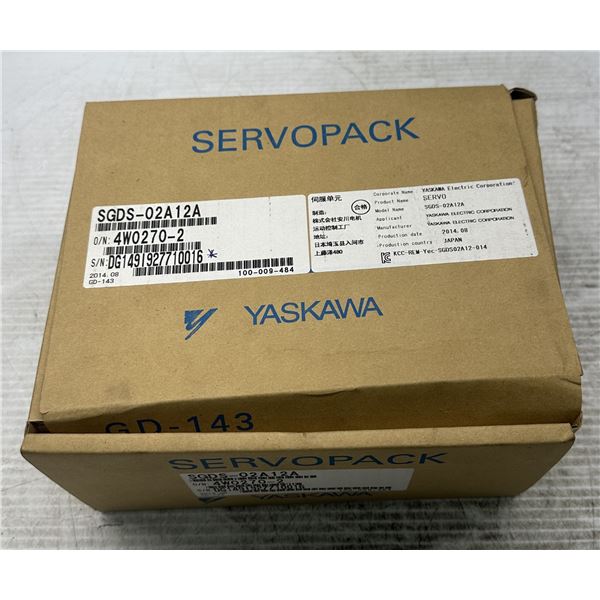 Yaskawa #SGDS-02A12A ServoPack