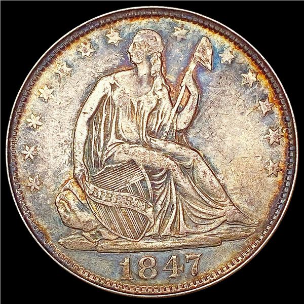 1847-O Seated Liberty Half Dollar NEARLY UNCIRCULATED