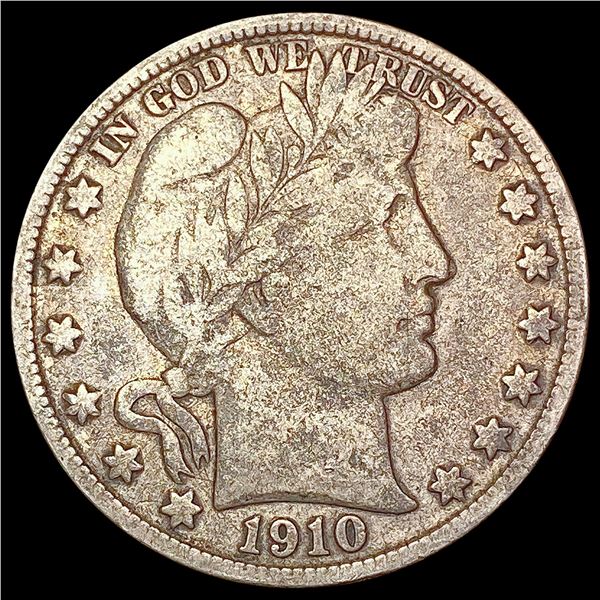 1910-S Barber Half Dollar LIGHTLY CIRCULATED