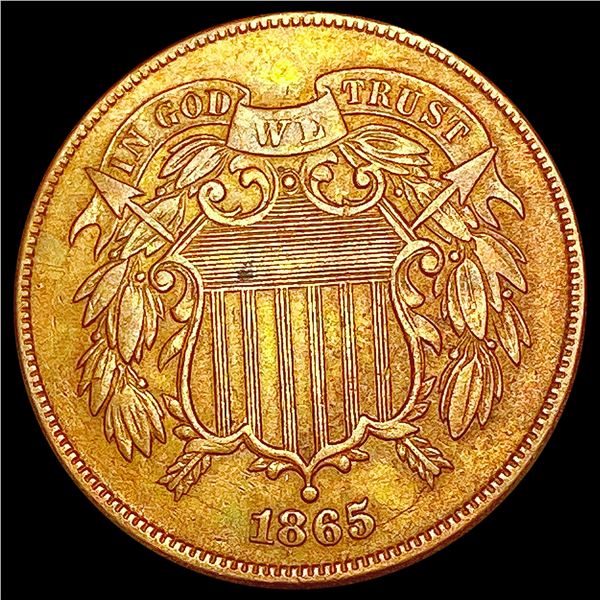 1865 Two Cent Piece CLOSELY UNCIRCULATED