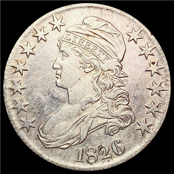 1826 Capped Bust Half Dollar CLOSELY UNCIRCULATED