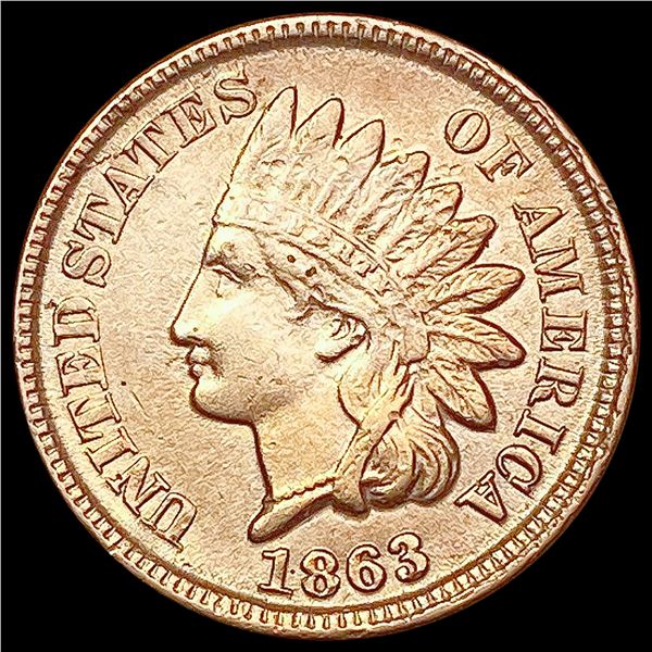 1863 Indian Head Cent CHOICE BU